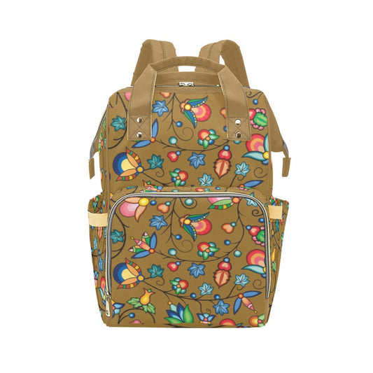Prairie Plains Spirit Fall Leaves Multi-Function Diaper Backpack