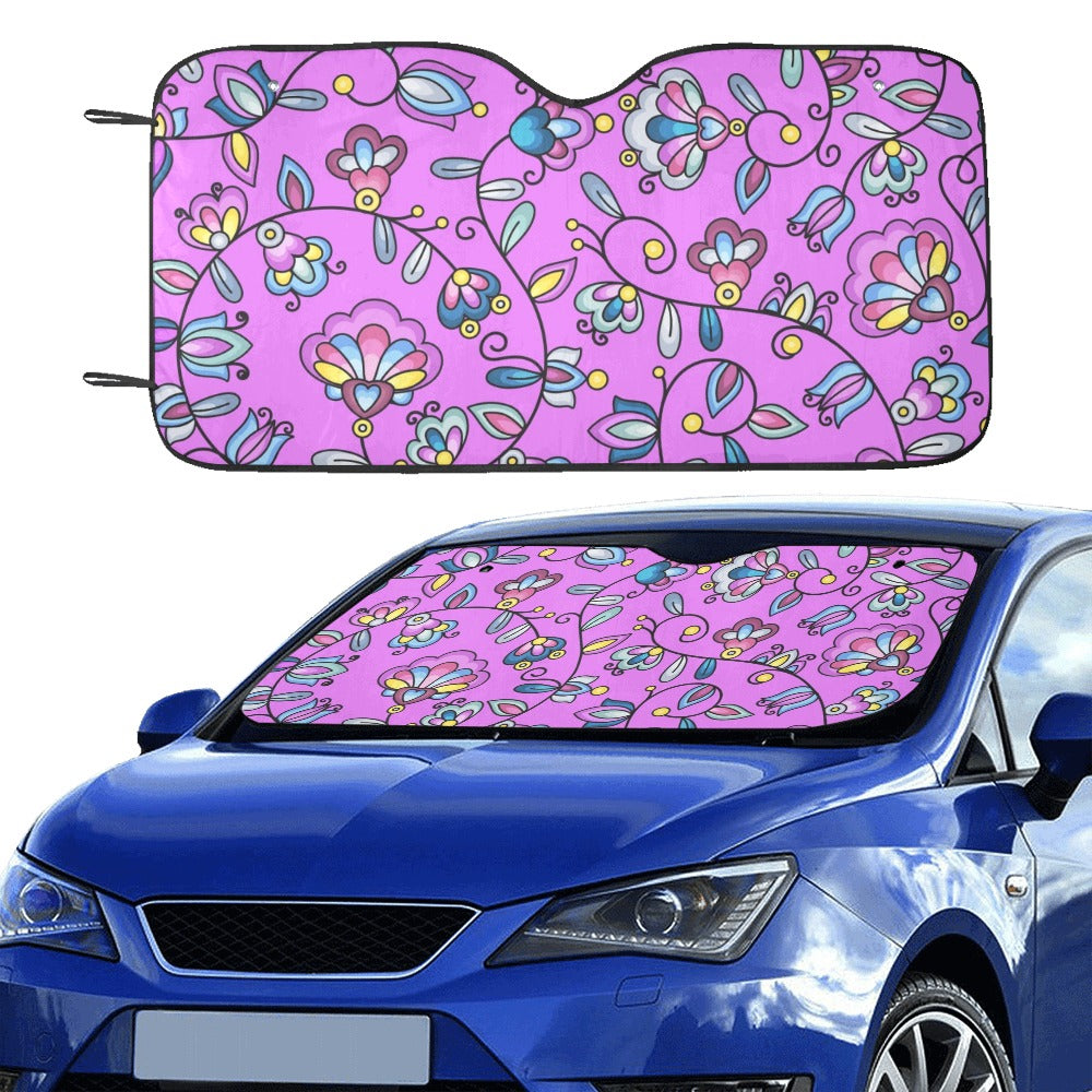 Autumn Bundle Blessing Purple Car Sun Shade 55"x30"