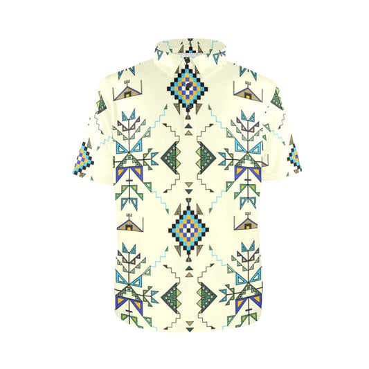 Bear Shield Cream Polo Shirt