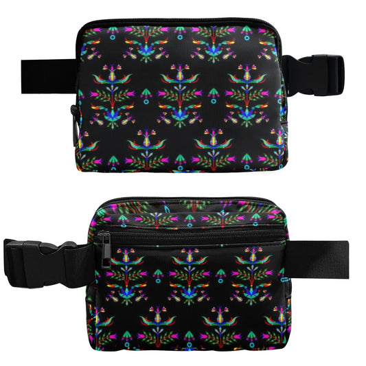 Dakota Damask Black Belt Bag