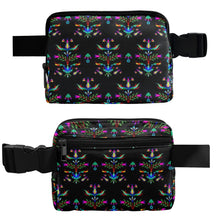 Load image into Gallery viewer, Dakota Damask Black Belt Bag
