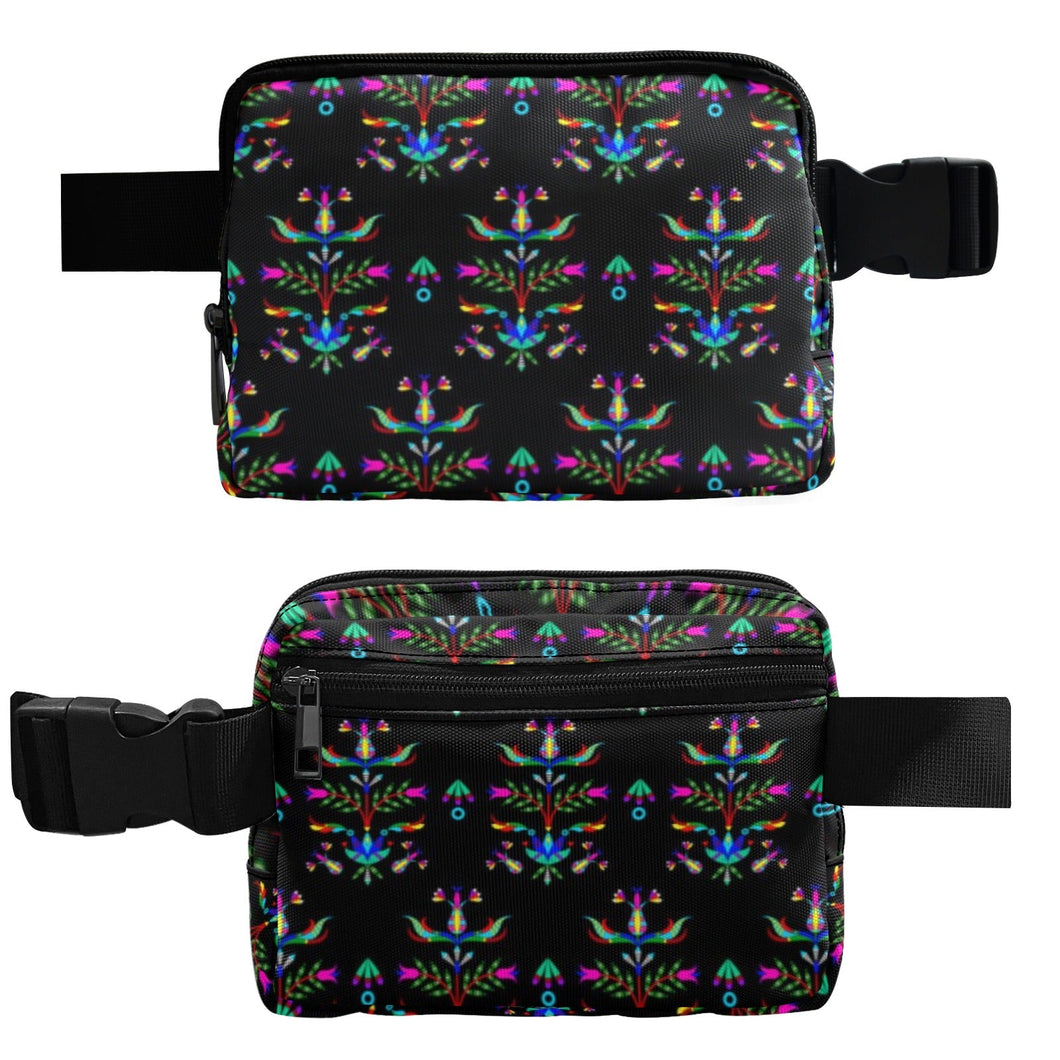 Dakota Damask Black Belt Bag