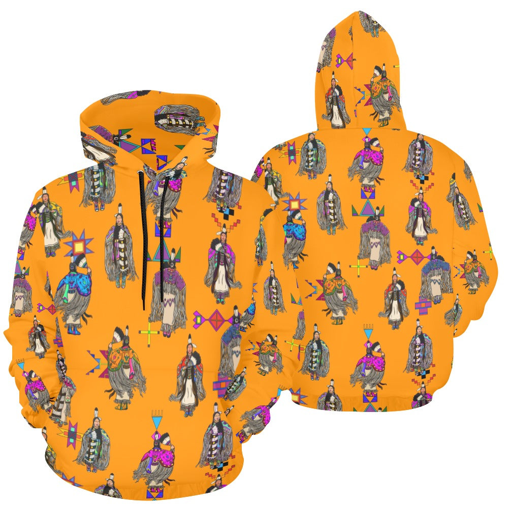 Women's Tradish Dancers Orange Hoodie for Women