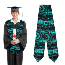 Load image into Gallery viewer, Black Sky Star Graduation Stole
