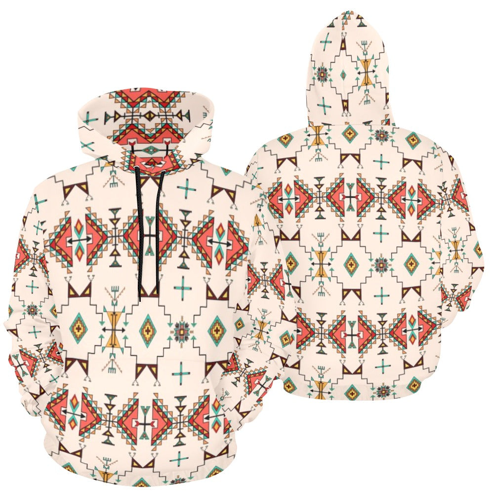 Thunder Flight Cream Hoodie for Women