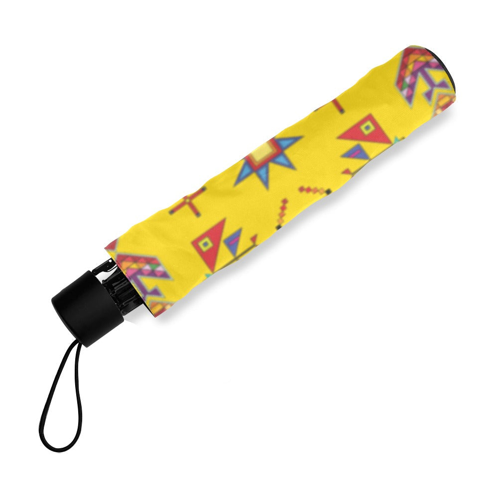 Scattered Generations Maize Foldable Umbrella