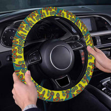 Load image into Gallery viewer, Sky Tomorrow Satin Steering Wheel Cover with Elastic Edge
