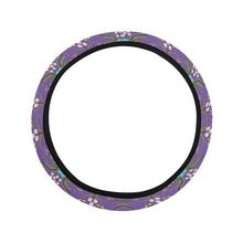 Load image into Gallery viewer, First Bloom Royal Steering Wheel Cover with Elastic Edge
