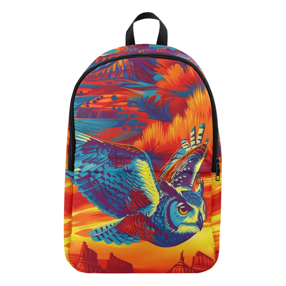 Owl on the Prowl Fabric Backpack for Adult