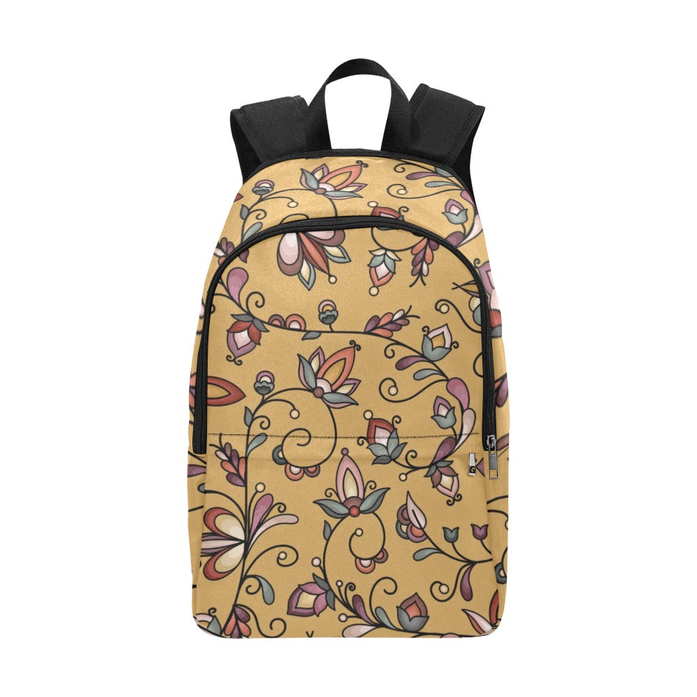 Burnt Sky Petals Gold Backpack
