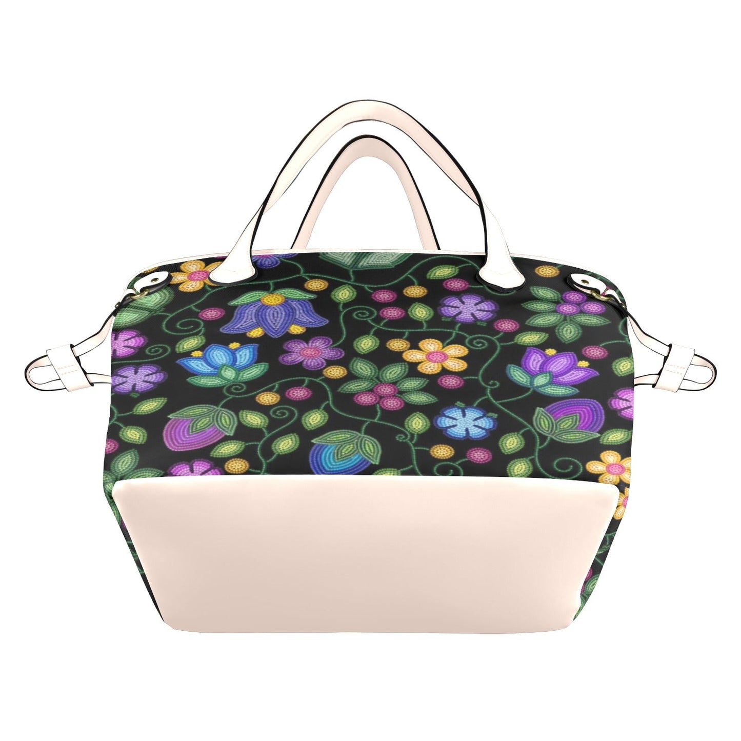 Bloom Uplift Black Clover Canvas Tote