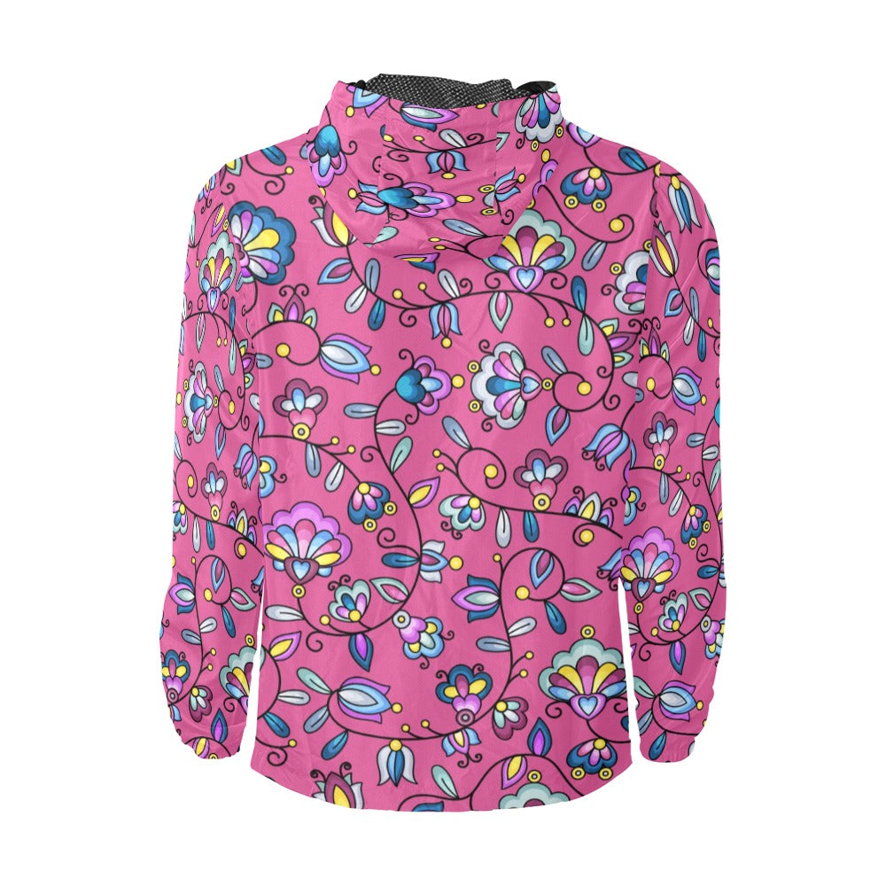 Autumn Bundle Blessing Pink Men's Windbreaker
