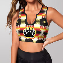 Load image into Gallery viewer, Medicine Wheel Sage Bearpaw Yoga Top
