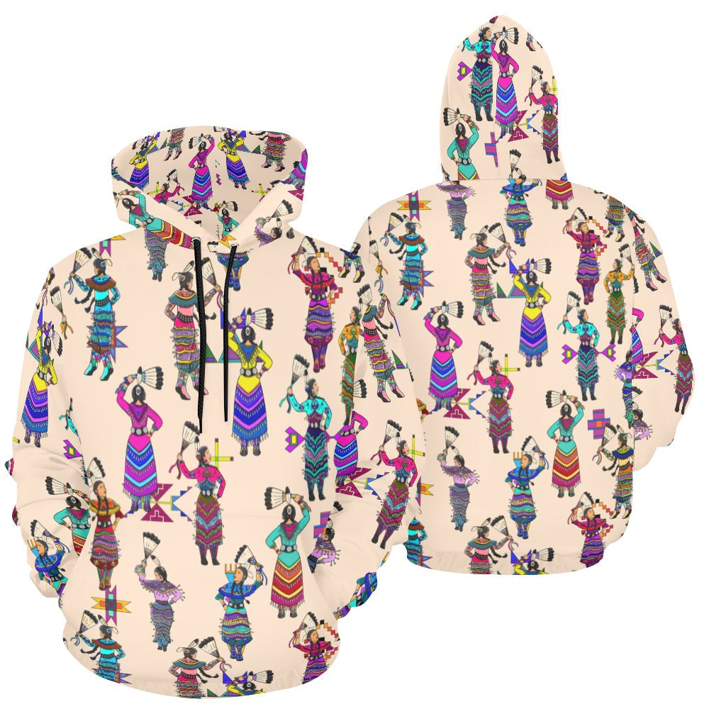 Women's Jingle Dancers Muslin Hoodie for Men