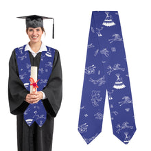 Load image into Gallery viewer, Ledger Dables Blue Graduation Stole
