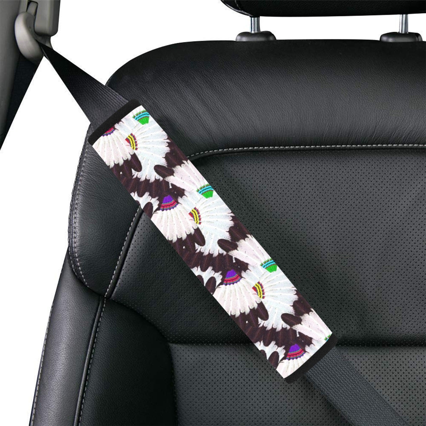 Eagle Feather Fans Seat Belt Cover