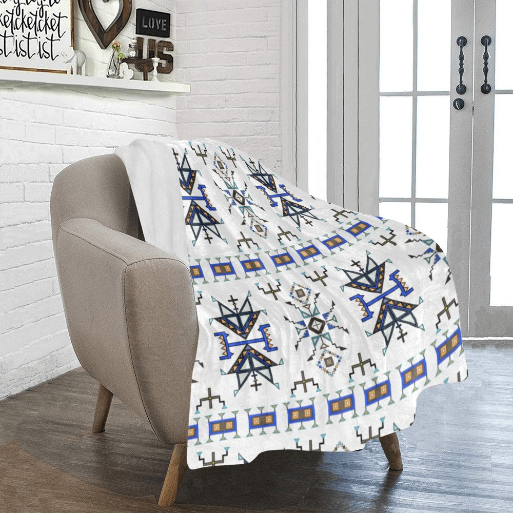 Eagle Strike White Ultra-Soft Micro Fleece Blanket 40"x50"