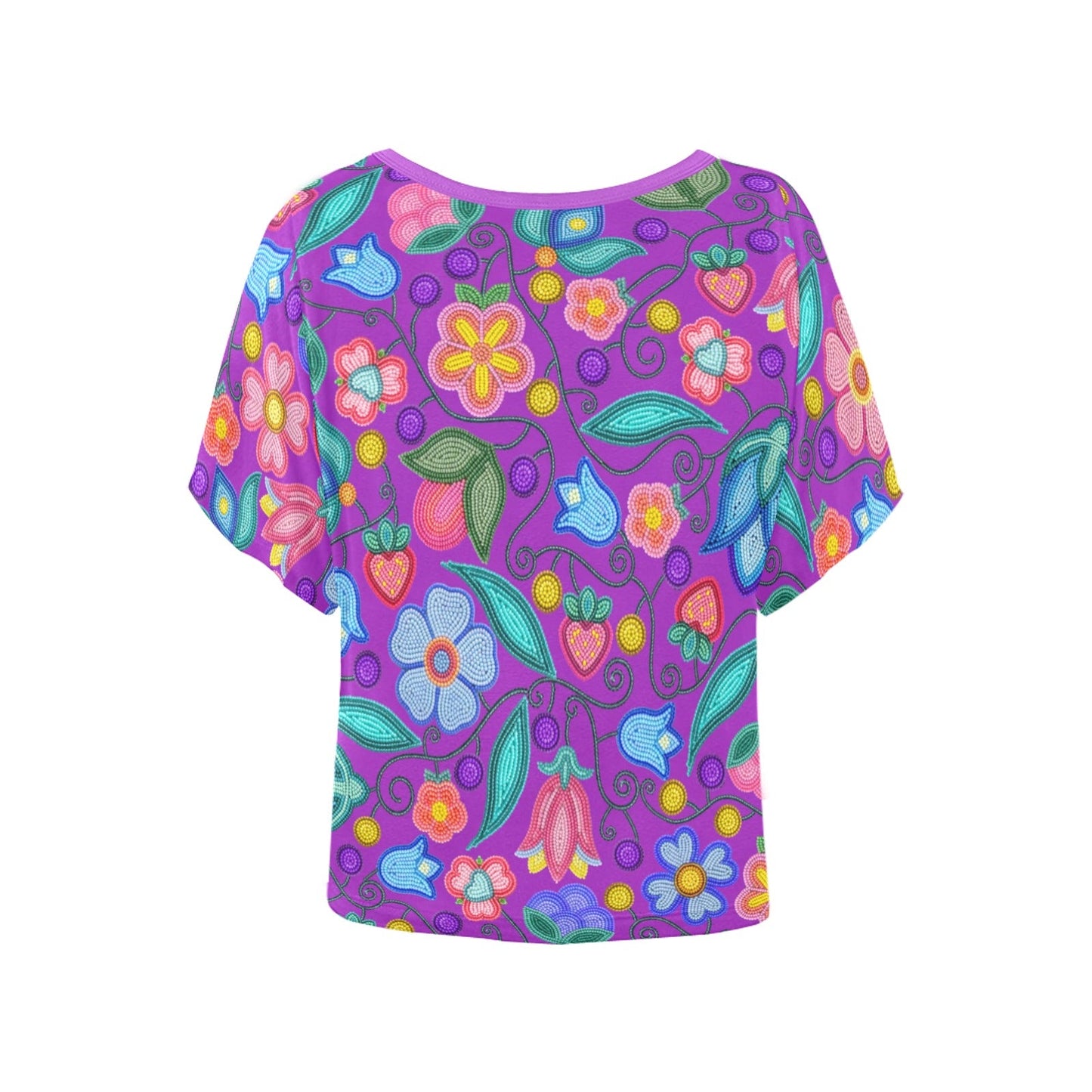Sweet Offering Purple Batwing Blouse