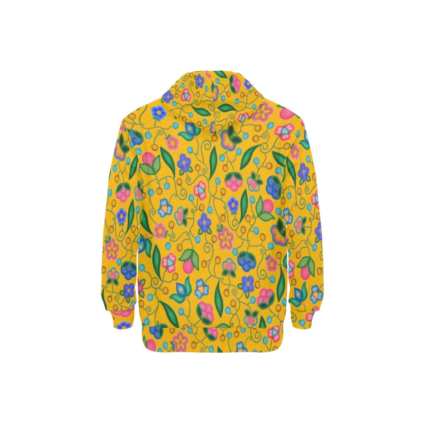 Skyberry Serenade Yellow Fleece Hoodie