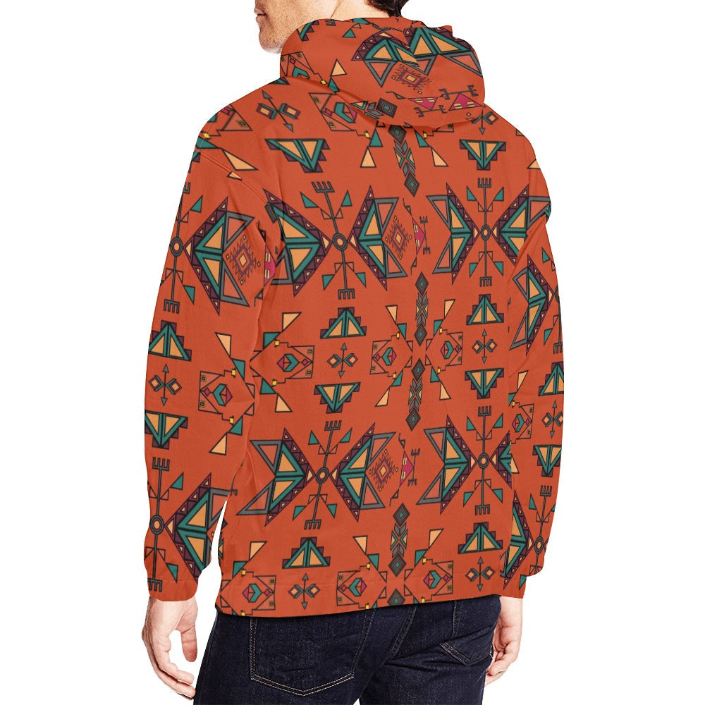 Arrow Dawn Orange Hoodie for Men