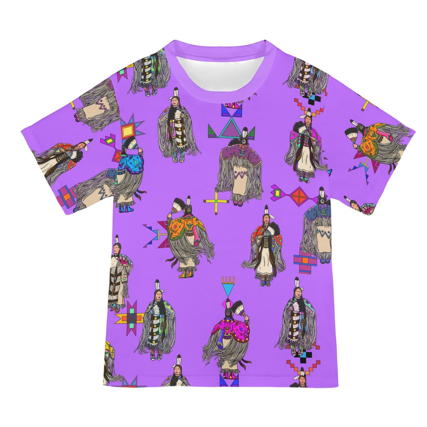 Women's Tradish Dancers Purple Tee
