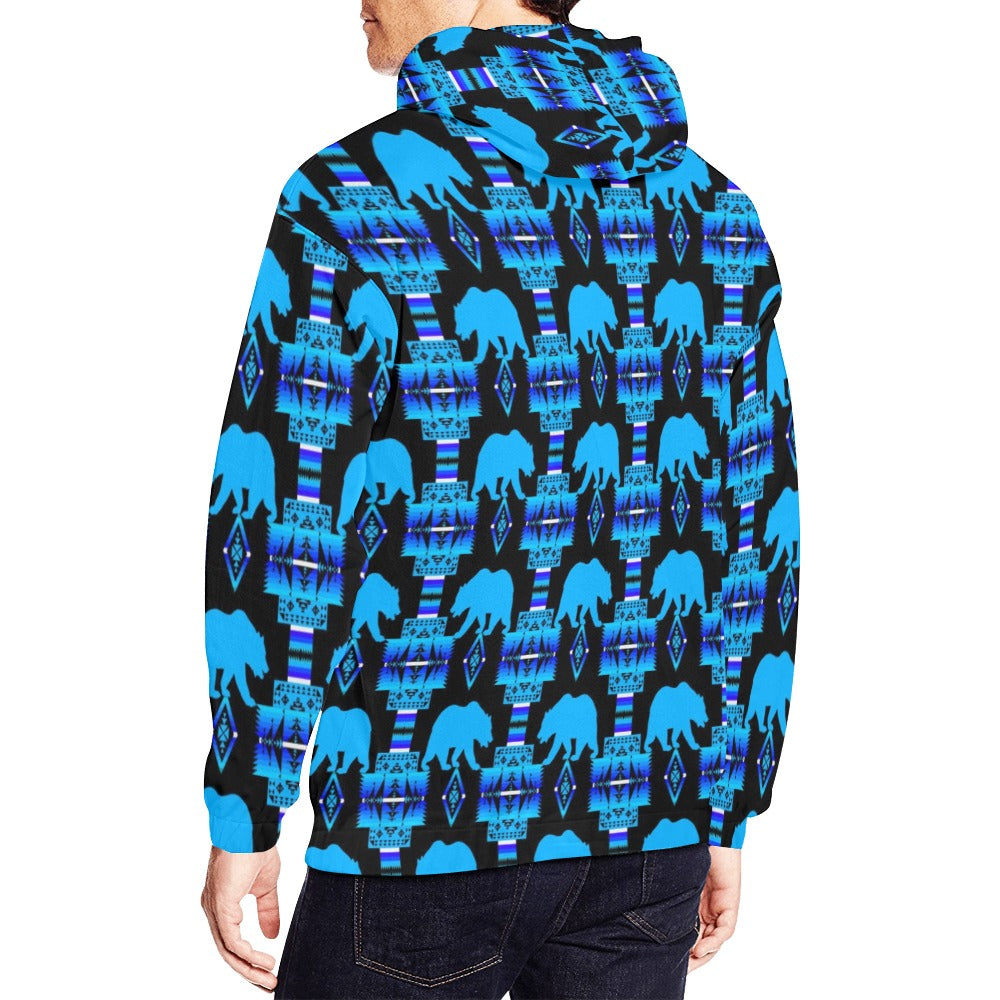 Midnight Lake Bear Hoodie for Men