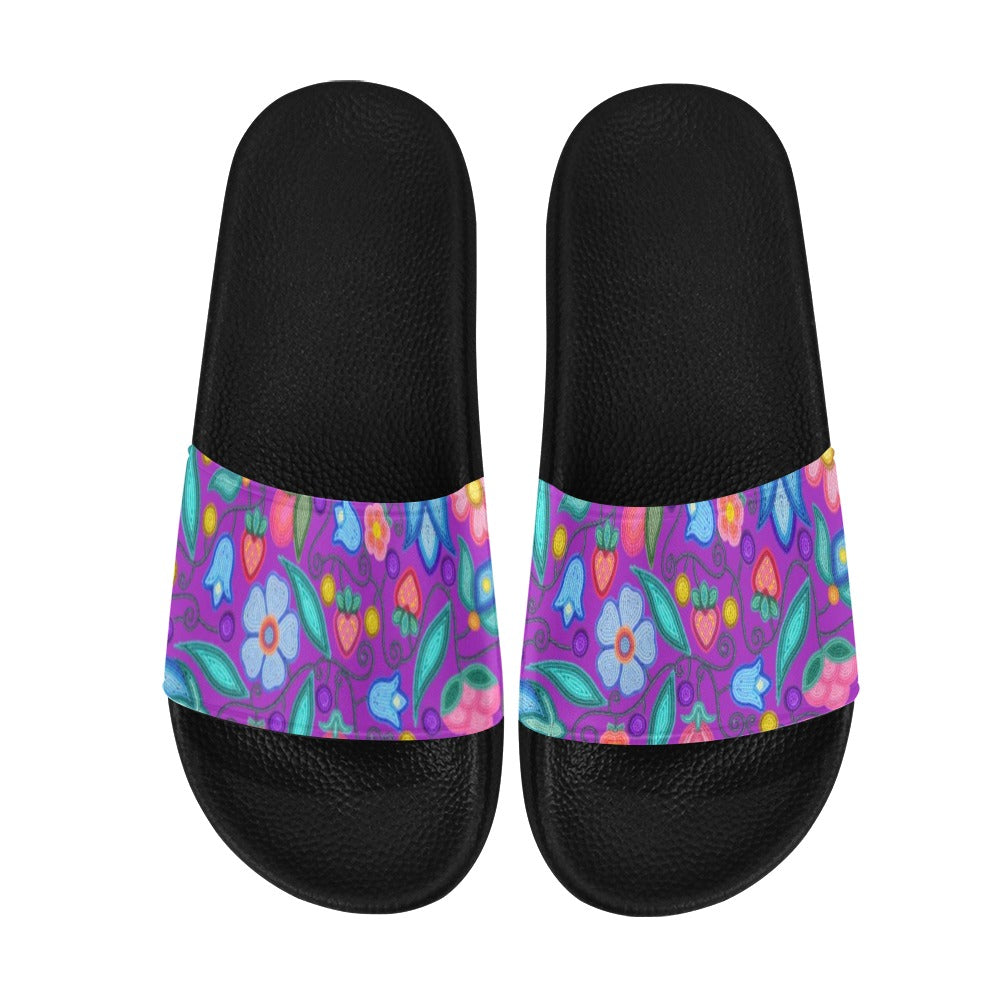 Sweet Offering Purple Slide Sandals