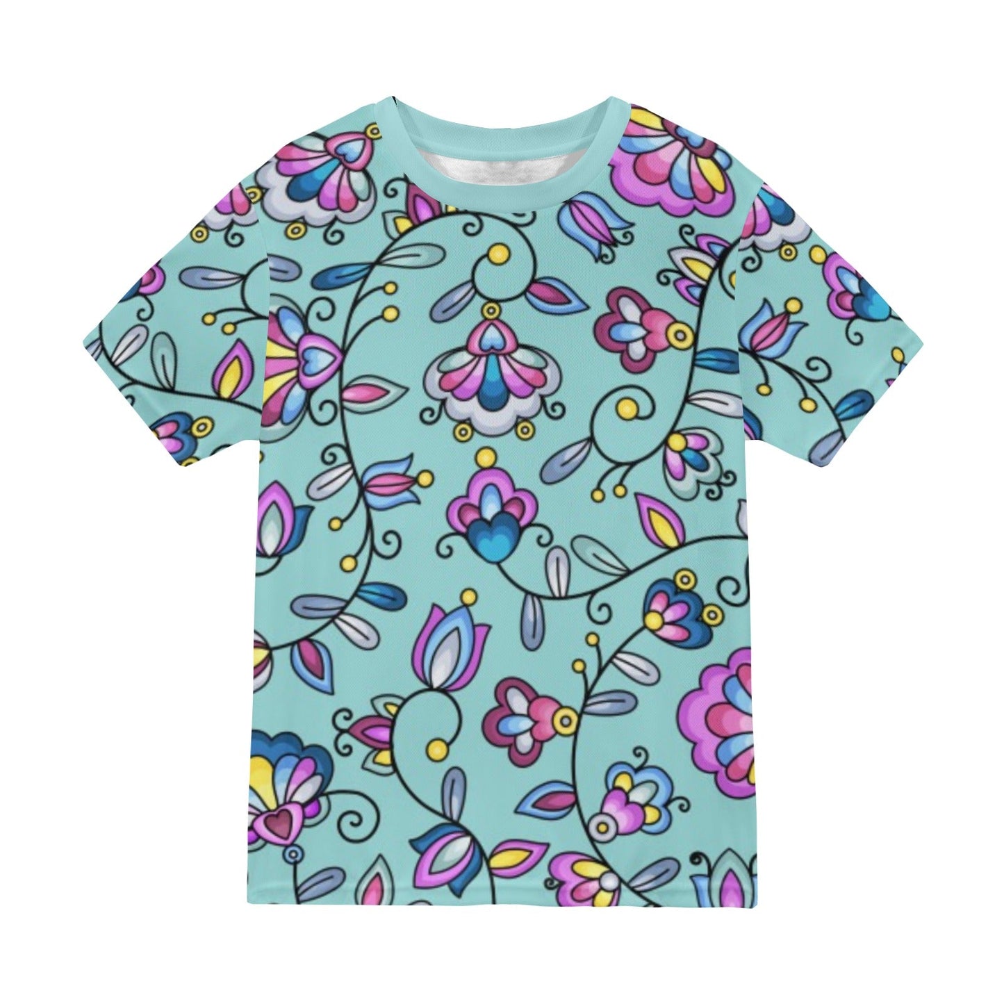 Autumn Bundle Blessing Turquoise T-shirt for Men