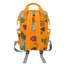 Load image into Gallery viewer, Strawberry Dreams Carrot Multi-Function Diaper Backpack/Diaper Bag
