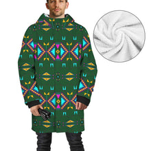 Load image into Gallery viewer, Rite of Passage Squash Leaf Unisex Sherpa Lined Hooded Coat
