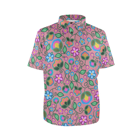 Turquoise Sunbeam Peach Polo Shirt