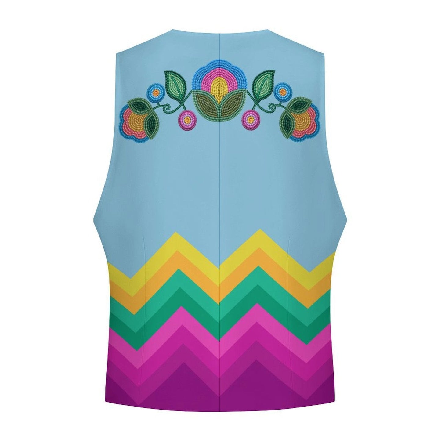 Turquoise Sunbeam Women's Sleeveless Suit Vest