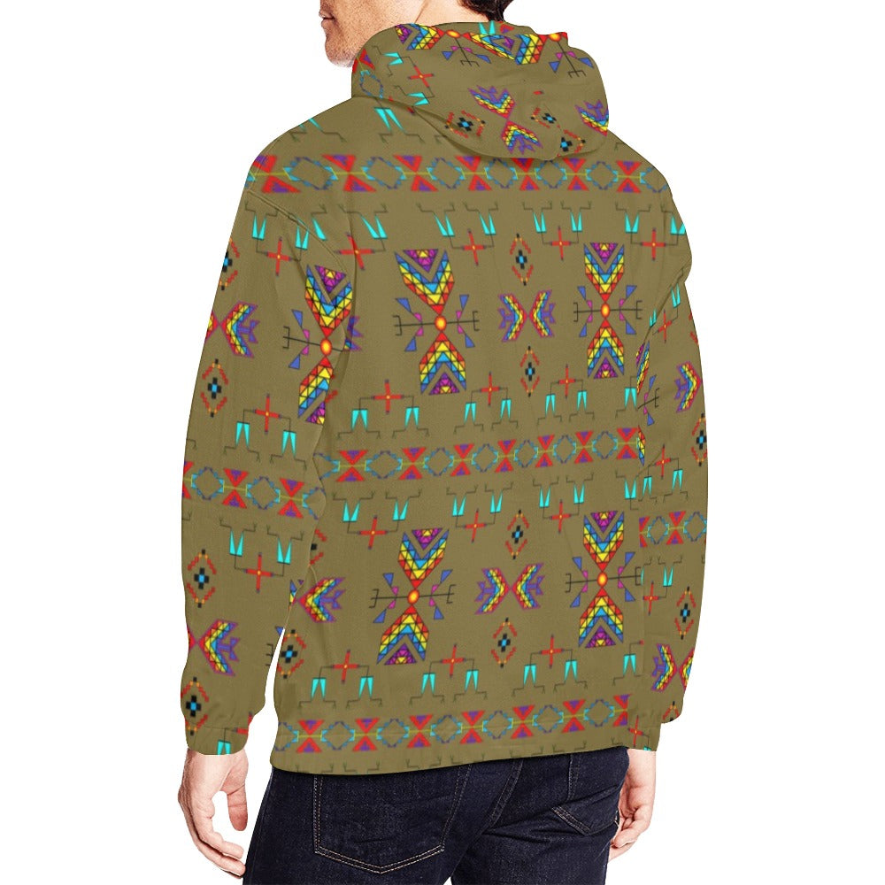 Rainy Chief Rainbow Sage Grass Hoodie for Men