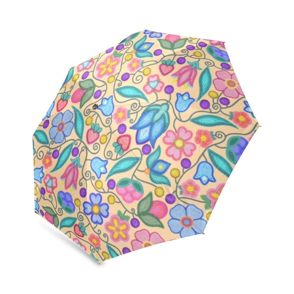 Sweet Offering Cream Foldable Umbrella (Model U01)