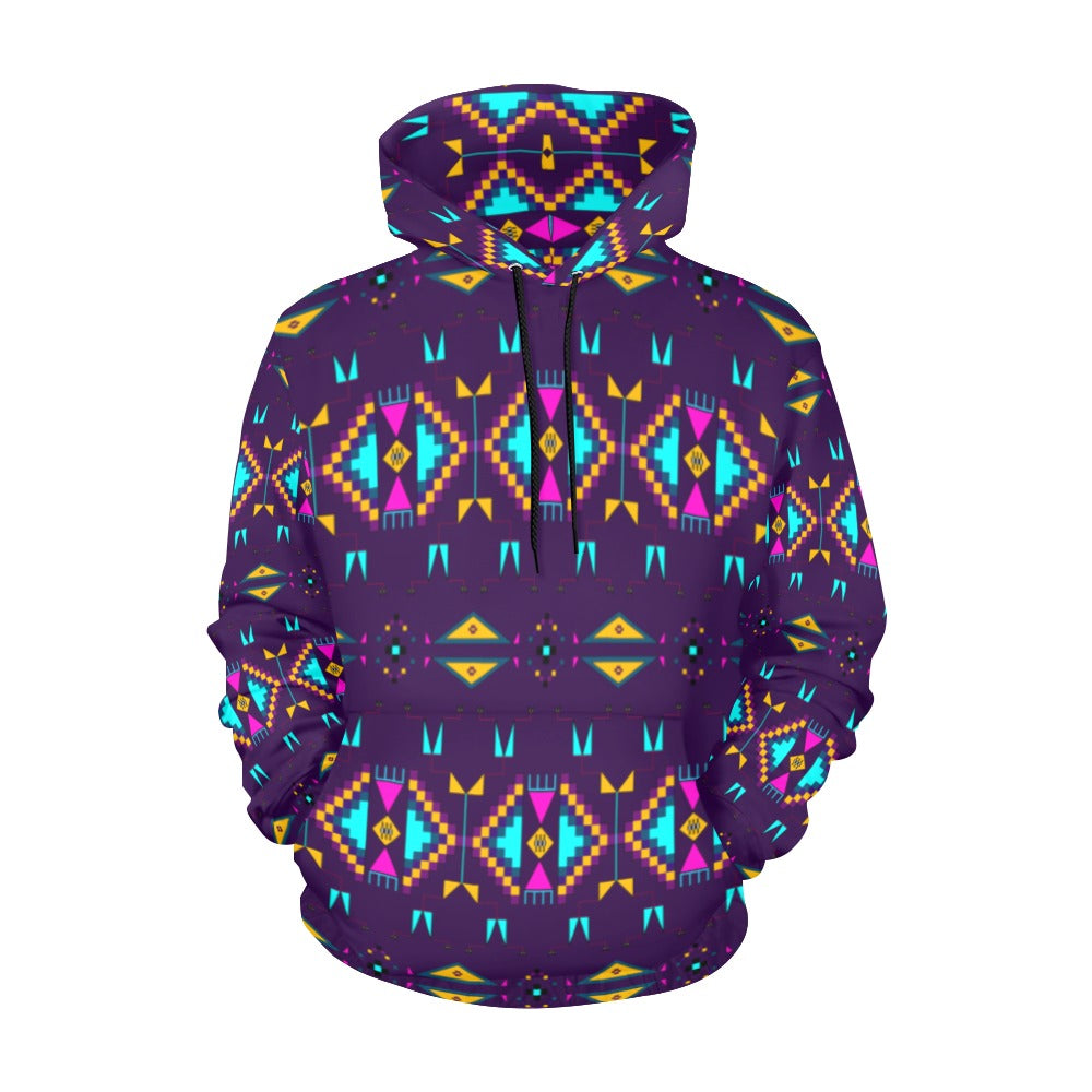 Rite of Passage Dark Purple Hoodie for Women