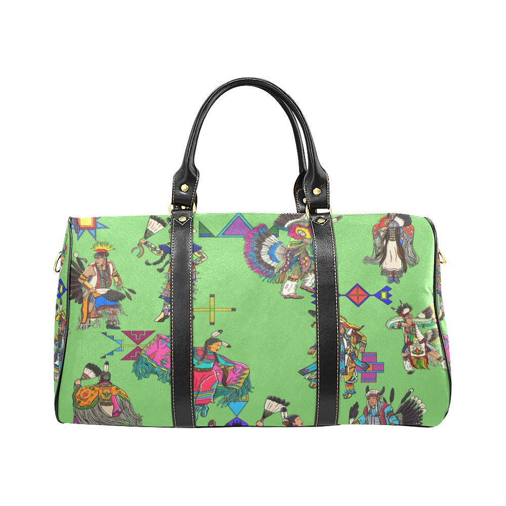 Grand Entry Dancers Grass Large Travel Bag