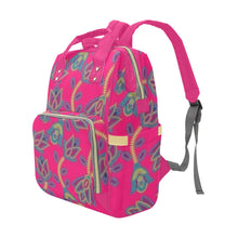 Load image into Gallery viewer, Beaded Lemonade Multi-Function Diaper Backpack/Diaper Bag
