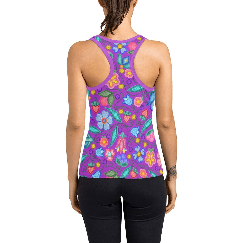 Sweet Offering Purple Racerback Tank Top