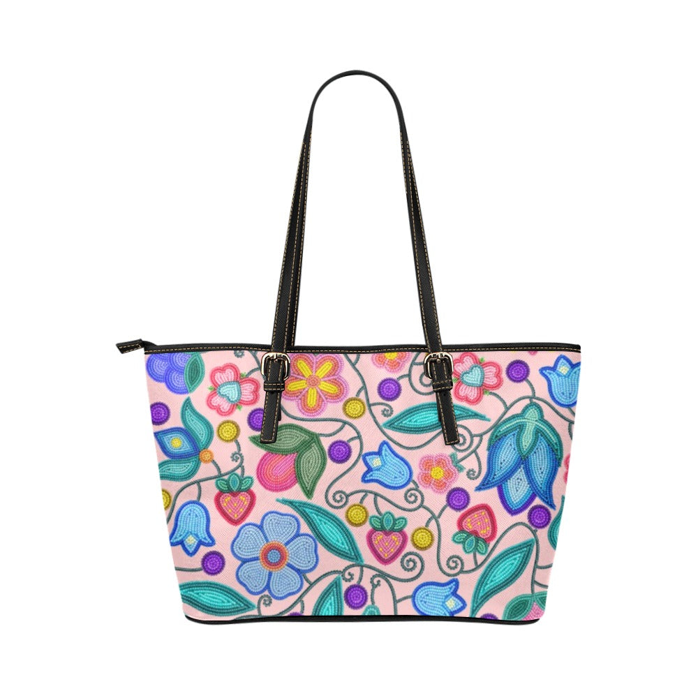 Sweet Offering Pink Leather Tote