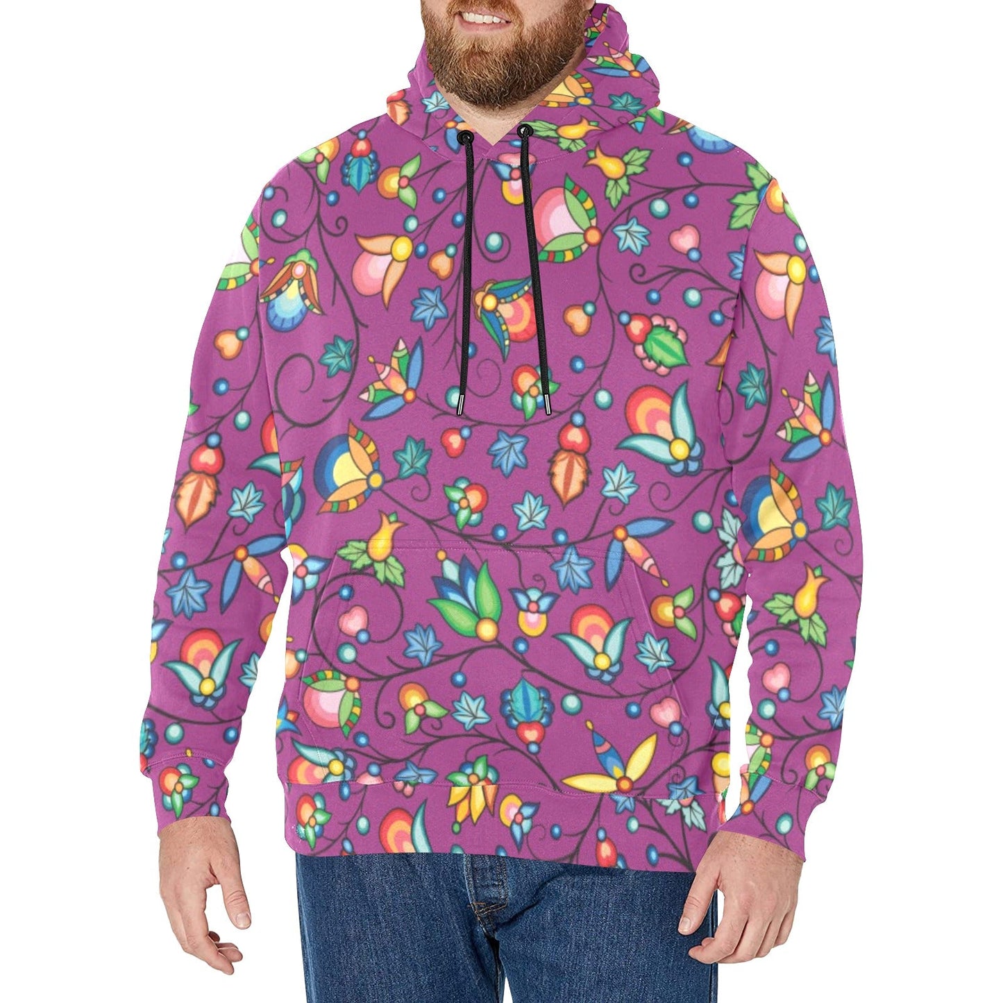 Prairie Plains Spirit Berry Soup Men's Long Sleeve Fleece Hoodie