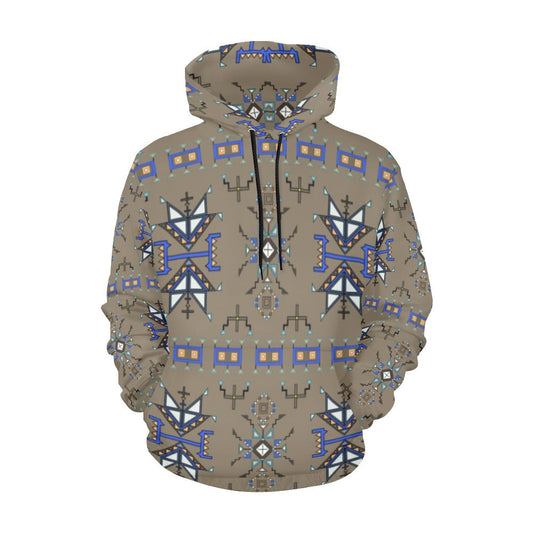 Eagle Strike Brown Hoodie for Women