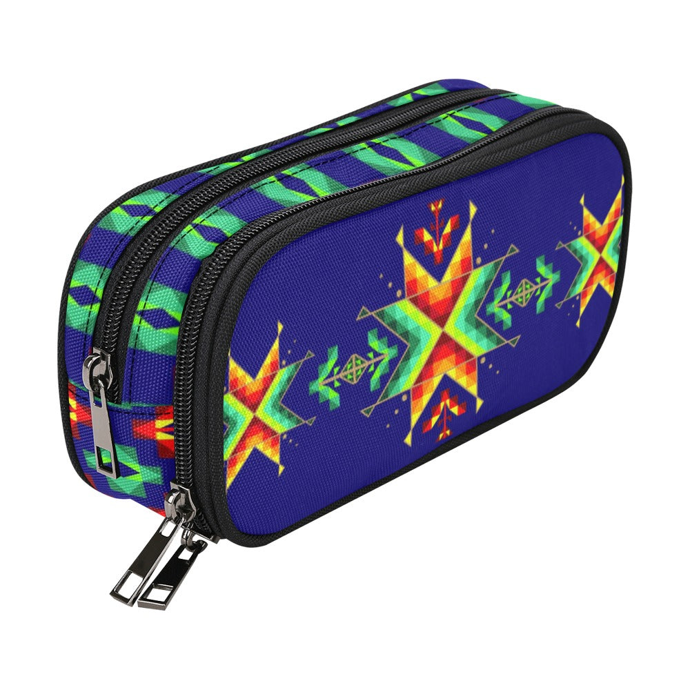 Dreams Of Ancestors Indigo Shade Pencil Pouch