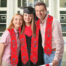 Load image into Gallery viewer, Dakota Damask Red Graduation Stole
