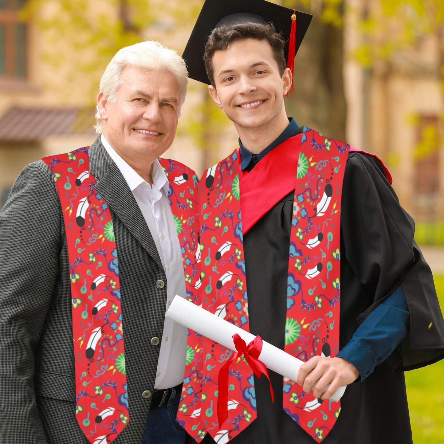 New Growth Vermillion Graduation Stole