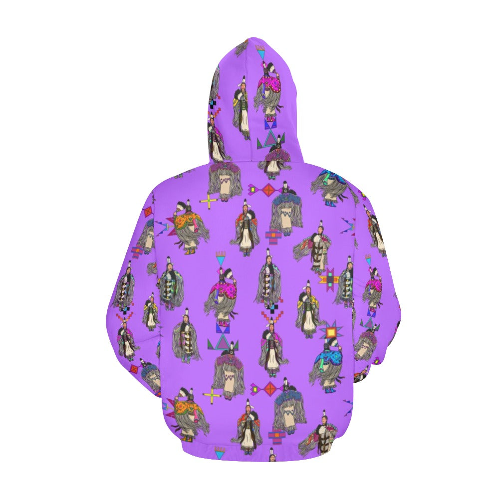 Women's Tradish Dancers Purple Hoodie for Women