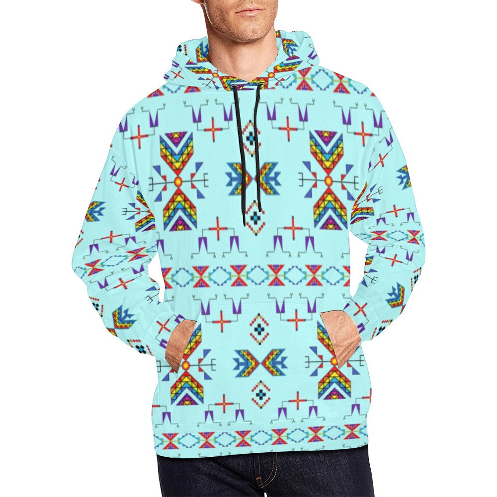 Rainy Chief Rainbow Robin Egg Hoodie for Men