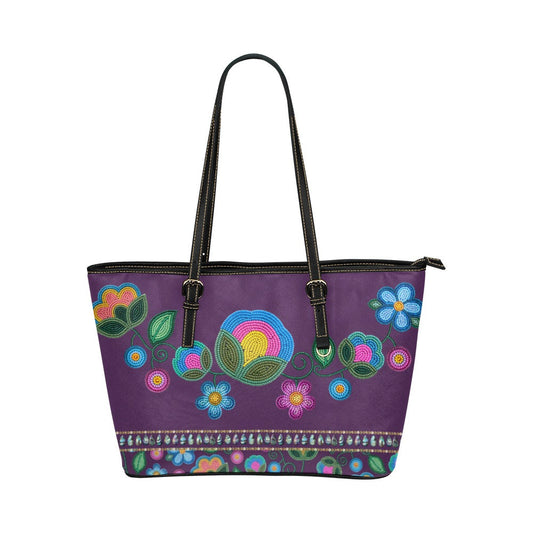 Turquoise Sunbeam Leather Tote