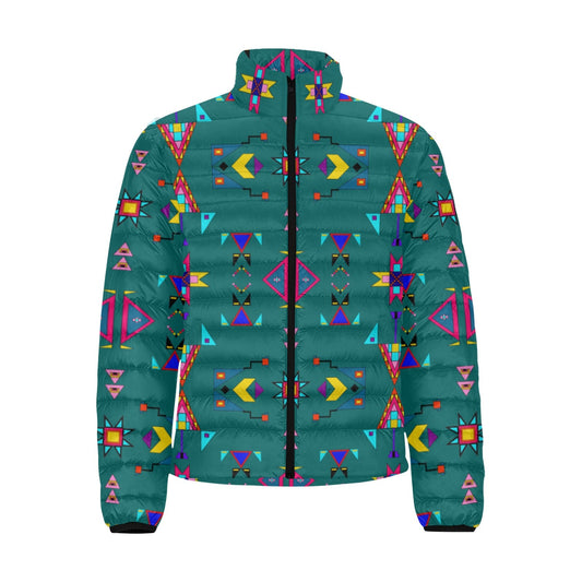 Enemy Territory Teal Padded Jacket