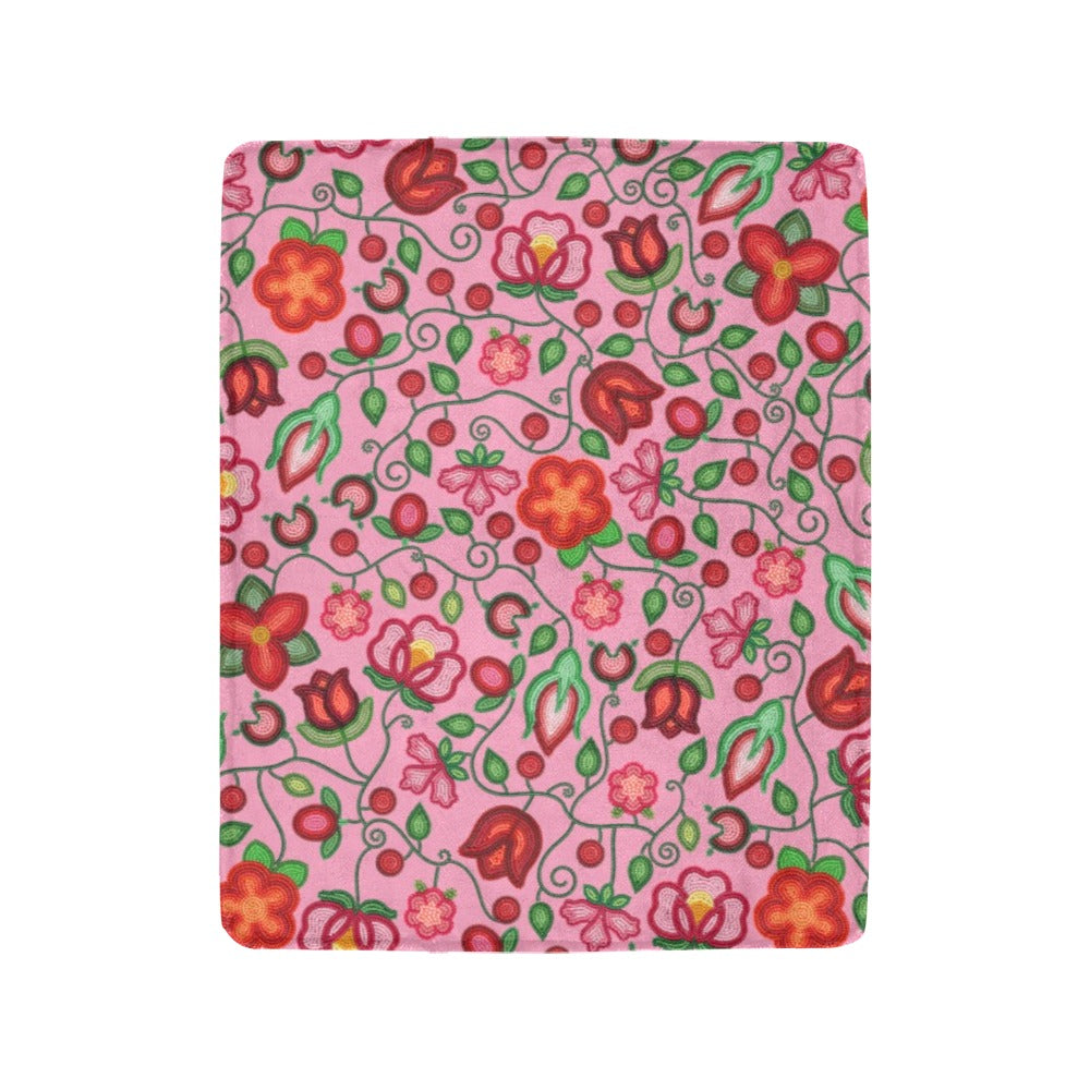 Rose Reverie Pink Ultra-Soft Micro Fleece Blanket 40"x50"