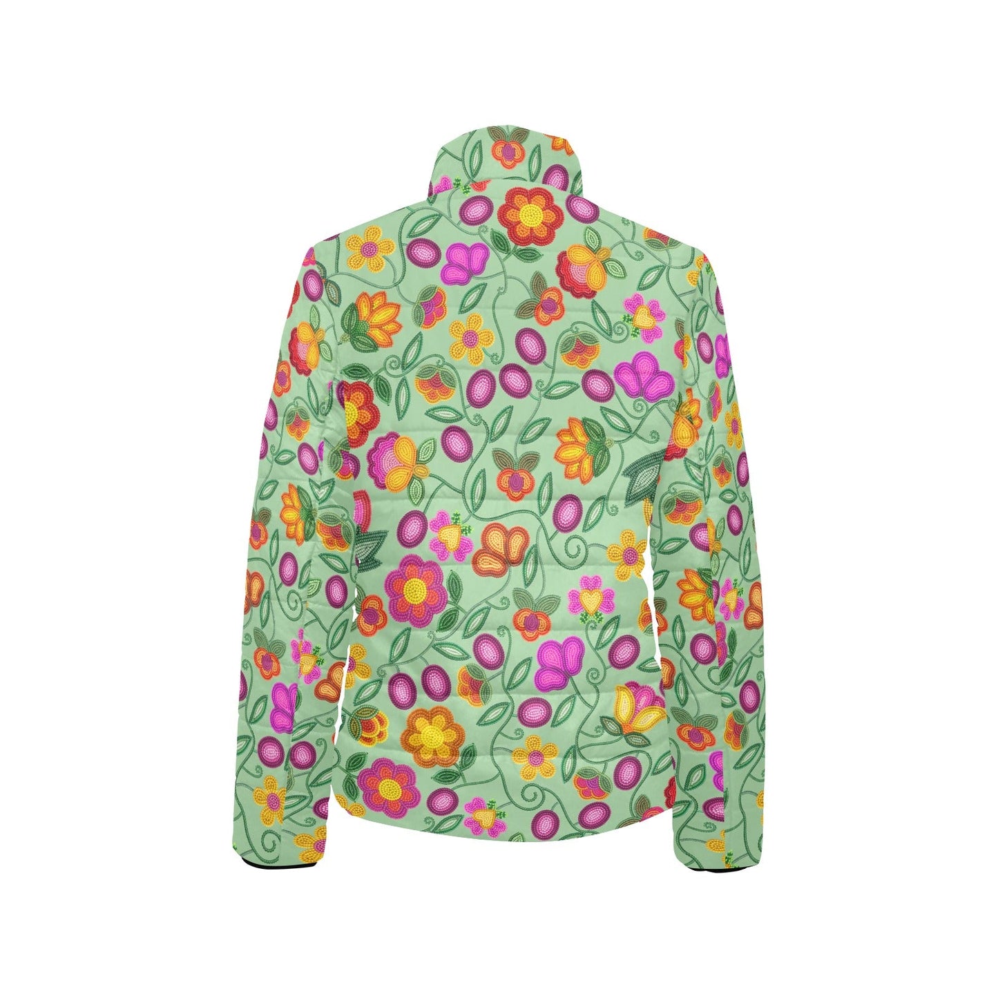 Boreal Bounty Green Stand Collar Jacket